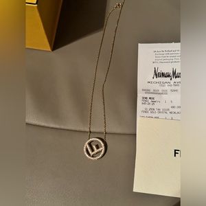 New Fendi F Is Fendi Necklace